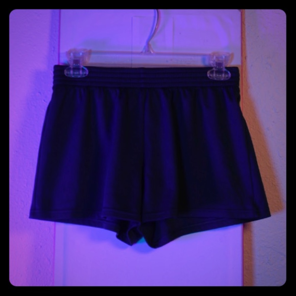 Blue athletic shorts